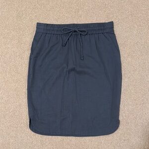 Loft Navy Blue Women's Skirt- size medium